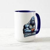 Mug GorillaBoss - Graphisme de gorille amusant  - Gori (Devant droit)