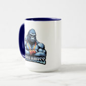 Mug GorillaBoss - Graphisme de gorille amusant  - Gori (Devant gauche)