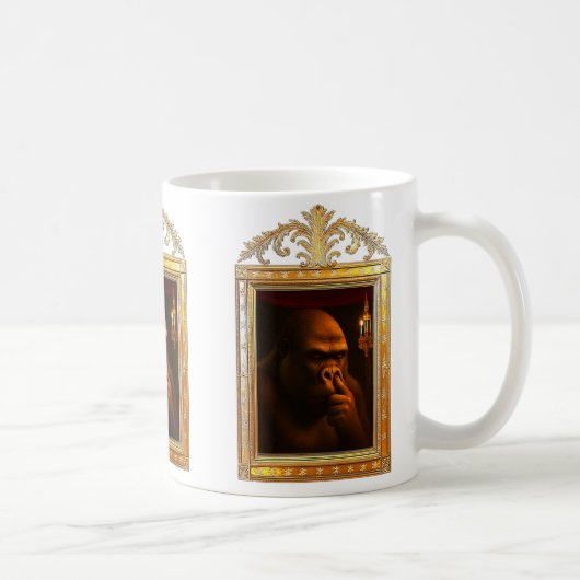 Mug Gorille baroque humoristique  (Droite)
