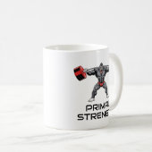 Mug Gorille de musculation (Devant droit)