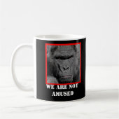 Mug Gorille fâché nous ne nous amusons pas (Gauche)