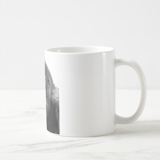 Mug Gorille noire blanche (Droite)
