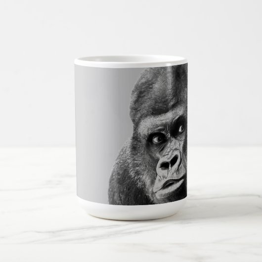 Mug Gorille noire blanche (Centre)