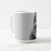Mug Gorille noire blanche (Devant gauche)