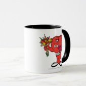 Mug Gossamer avec rose (Devant droit)