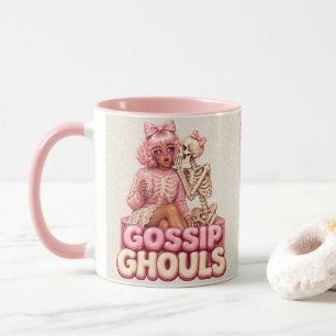 Mug Gossip Ghouls Fantomatiques Rose Gothique Vintage