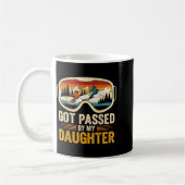 Mug Got Ped By My Daughter Funny Skiing Family  (Gauche)