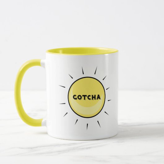 Mug Gotcha jour - conception d'adoption (Gauche)
