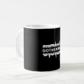Mug Göteborg Suède City Skyline Cityscape Idée cadeau (Devant gauche)