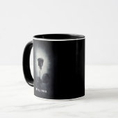 Mug Goth Black Rose Dripping Blood (Devant gauche)