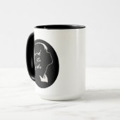 Mug Goth Girl Aesthetic Dread Inside Dead Ghost Girl (Devant gauche)