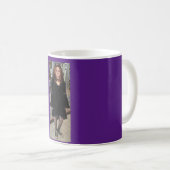 Mug Goth Girl Coffee Cup - Violet, Navire (Devant droit)