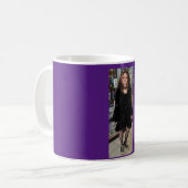 Mug Goth Girl Coffee Cup - Violet, Navire (Devant gauche)