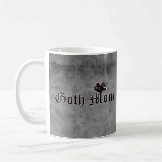 Mug Goth Maman avec Raven (Gauche)
