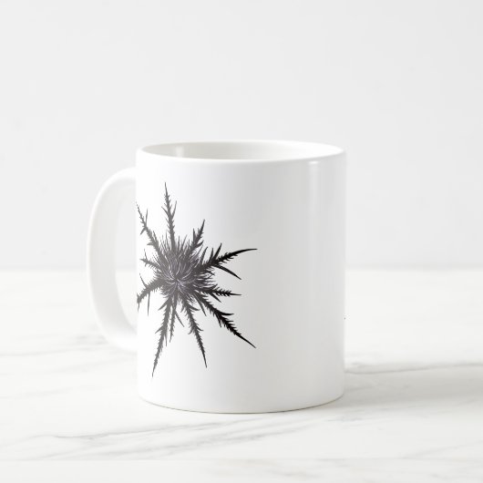 Mug Goth Nature Lover Chardon sec (Devant gauche)