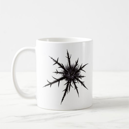 Mug Goth Nature Lover Chardon sec (Gauche)