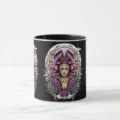 Mug Goth rose et noir (Centre)