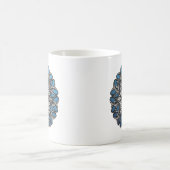 Mug Goth Skull - Bleu (Centre)