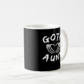 Mug Goth Tante Funny Emo Tante Punk mignonne Squelette (Devant droit)