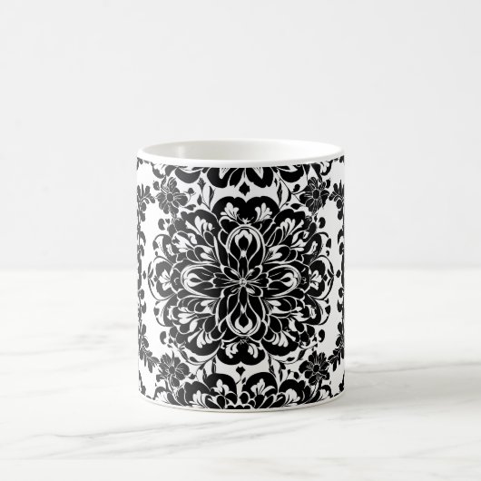 Mug Goth victorien noir et blanc #3 (Centre)