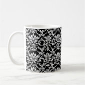 Mug Goth victorien noir et blanc #4 (Gauche)