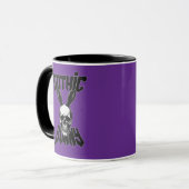 Mug Gothic Bunny – Dark Easter Art - caneca (Devant gauche)