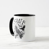 Mug Gothic Crow F-Caw-F Humor Funny Essential Retro Cl (Devant gauche)