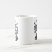 Mug Gothic drôle F-Caw-F Humour Corbeau Essentiel Rétr (Centre)