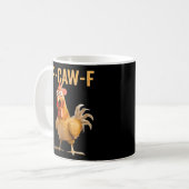Mug Gothic Funny Humor Crow F Caw F Style (Devant gauche)