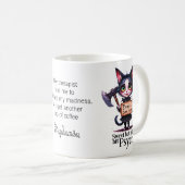 Mug Gothic Psycho Cute Cat With Axe (Devant droit)
