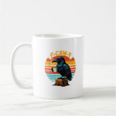 Mug Gothic Raven Funny Halloween F Caw F Coffee (Gauche)