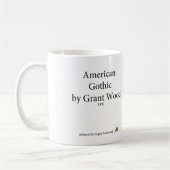 Mug Gothique américain avec la dunette heureuse (Gauche)