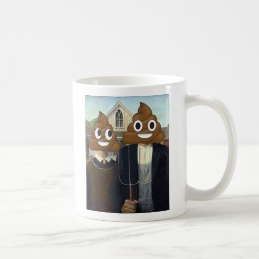 Mug Gothique américain avec la dunette heureuse (Droite)