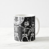 Mug Gothique Danser Squelette Collection cadeaux (Devant droit)