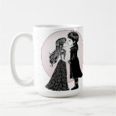 Mug Gothique Emo Enfants Kiss Valentine's Day (Gauche)