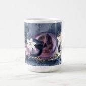 Mug Gothique Halloween crâne et corbeau (Centre)