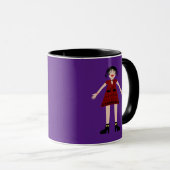 Mug Gothique Halloween Vampire Lady (Devant droit)