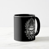 Mug Gothique King Skull (Devant droit)