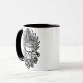 Mug Gothique King Skull (Devant gauche)