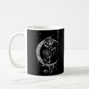 Mug Gothique Moon Rose Croissant de cuisine Art