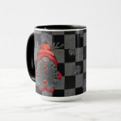 Mug Gothique Noël Gmone Checks Classique (Devant gauche)
