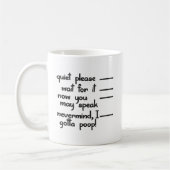 Mug Gotta Poop (Gauche)