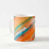 Mug gouache Abstraite peignant différentes couleurs vi (Devant gauche)