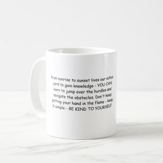 Mug Gouffre de puissance positive Agessagesse (Devant gauche)