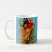 Mug goupille- gallon des années 1940 et cheval (Gauche)