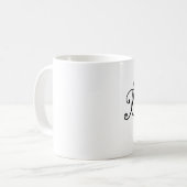 Mug goût calligraphie (Devant gauche)