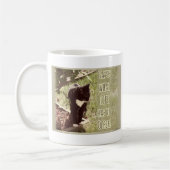Mug Goût de vie mignon chat photo Citation inspiration (Gauche)