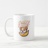 Mug Goûter Bananes drôle mignon Corgi (Gauche)