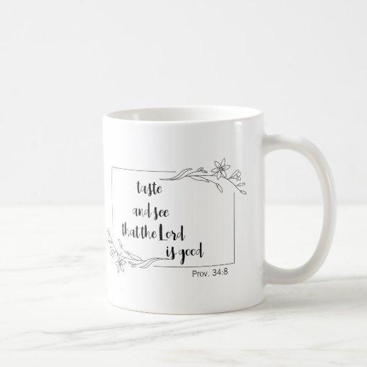Mug Goûtez et voyez que le Seigneur est bon (Droite)