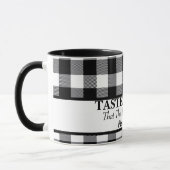 Mug Goûtez Et Voyez Que L'Éternel est bon, noir & blan (Gauche)